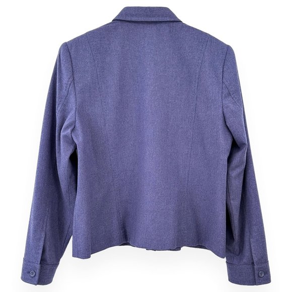 [sold] Made in USA Vintage Pendleton Purple Virgin Wool Lightweight Jacket - Picture 2 of 5